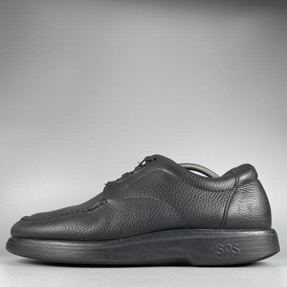 SAS Bout Time Men\'s Size 11 Black Leather Walking Comfort Orthopedic Casual Shoe main image 9